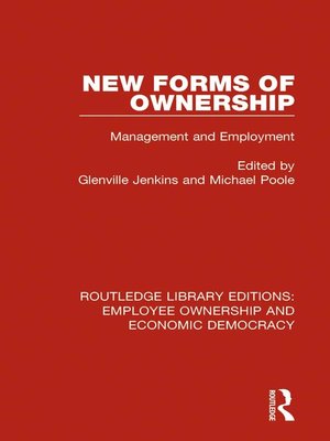 cover image of New Forms of Ownership